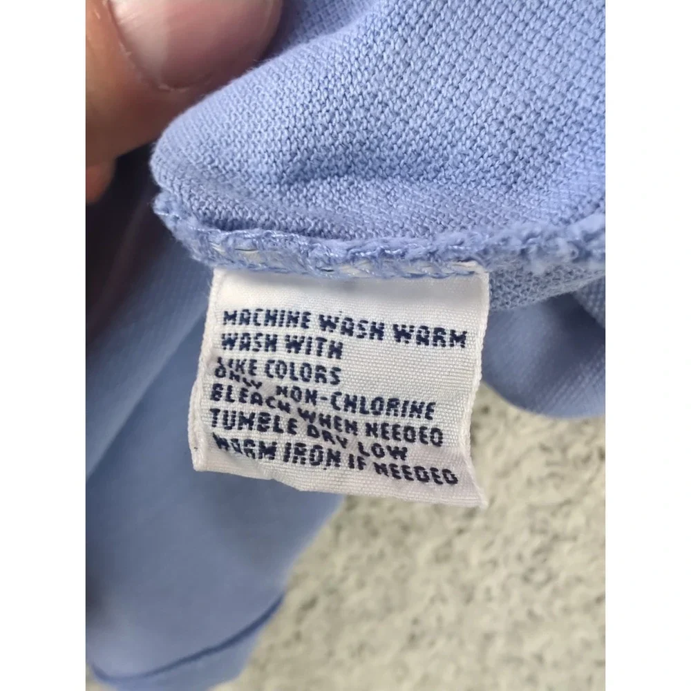 Polo Ralph Lauren Men's Pique Polo Light Blue Pullover Size XL Tall